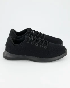 MERINO WOOL KNIT MEN Sneaker in Schwarz