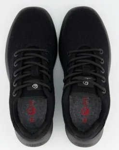 MERINO WOOL KNIT WOMEN Sneaker in Schwarz