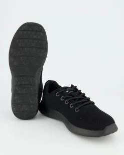 MERINO WOOL KNIT WOMEN Sneaker in Schwarz