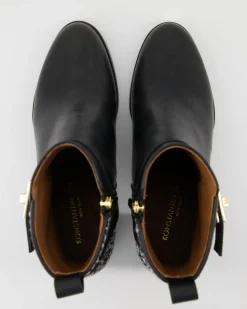 Mousse Nero / Tweed Melange Stiefeletten in Schwarz