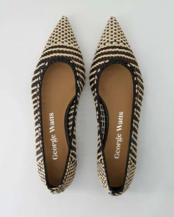 N818-105 Ballerinas in Schwarz