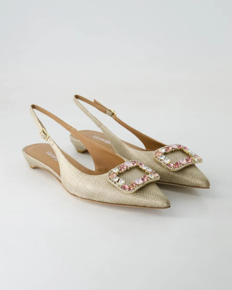 N802-504 Slingpumps in Beige