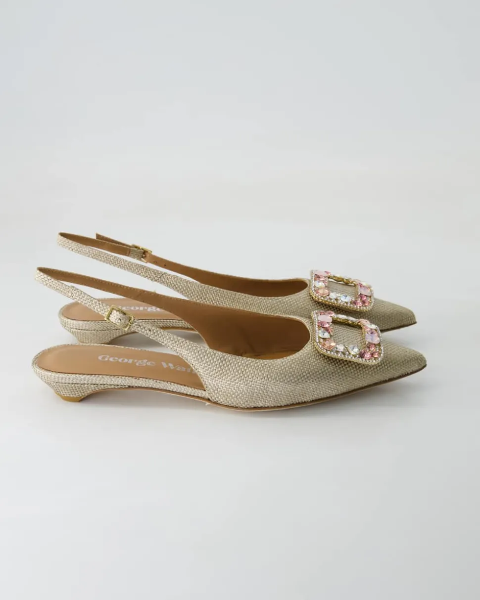 N802-504 Slingpumps in Beige