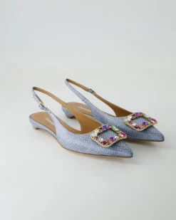 N802-904 Slingpumps in Blau