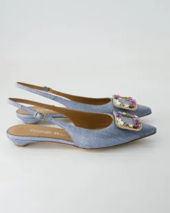 N802-904 Slingpumps in Blau