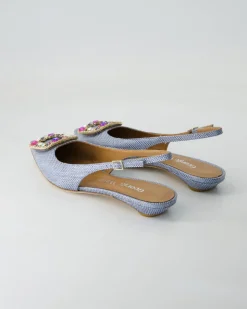 N802-904 Slingpumps in Blau