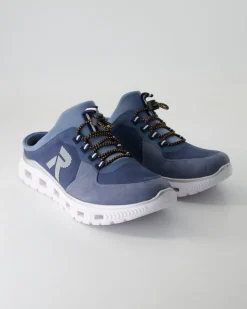 Nabukino Pantoletten in Blau