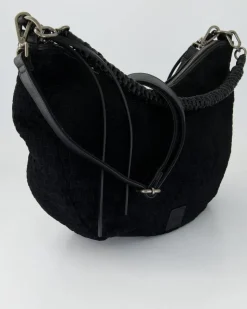 Natural Flow Hobo Handtasche in Schwarz