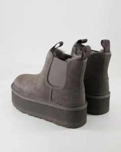 Neumel Platform Chelsea Winterstiefel in Grau