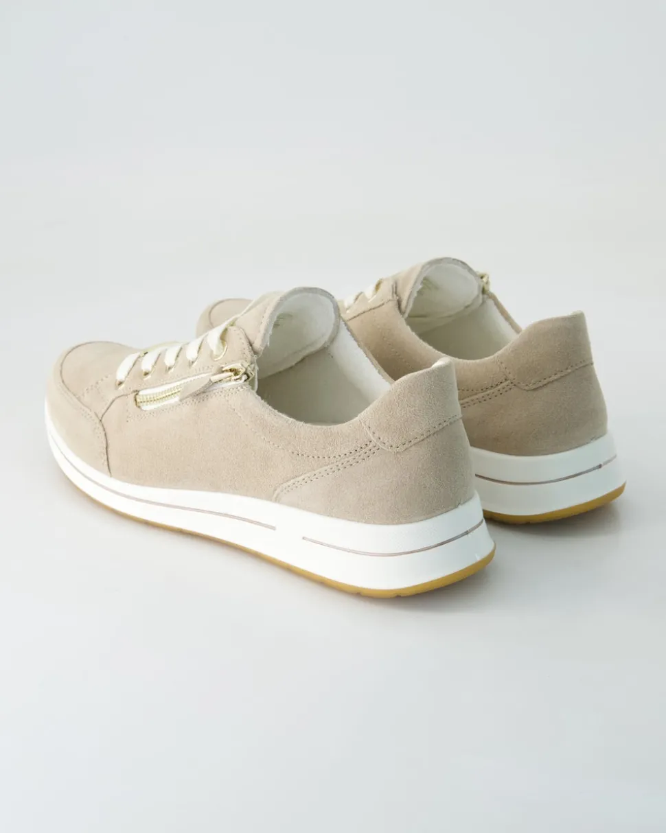 OSAKA Schnürschuhe in Beige