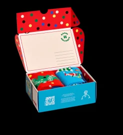 2-Pack Happy Holliday Gift-Set Socken in Mehrfarbig