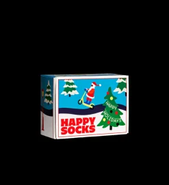 2-Pack Happy Holliday Gift-Set Socken in Mehrfarbig