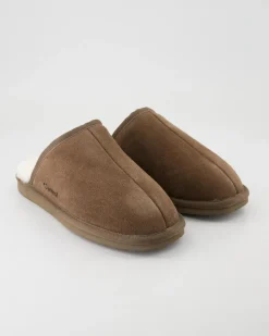 Pantoffel Komfort He. Hausschuhe in Braun