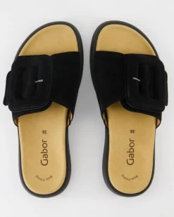 Pantolette Pantoletten in Schwarz