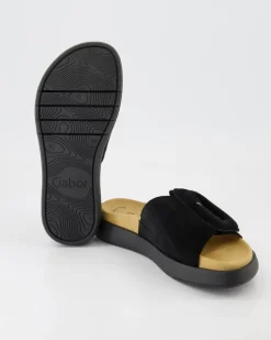 Pantolette Pantoletten in Schwarz