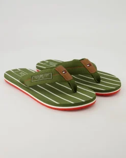Patch Hilfiger Beach Sandal Zehentrenner in Grün