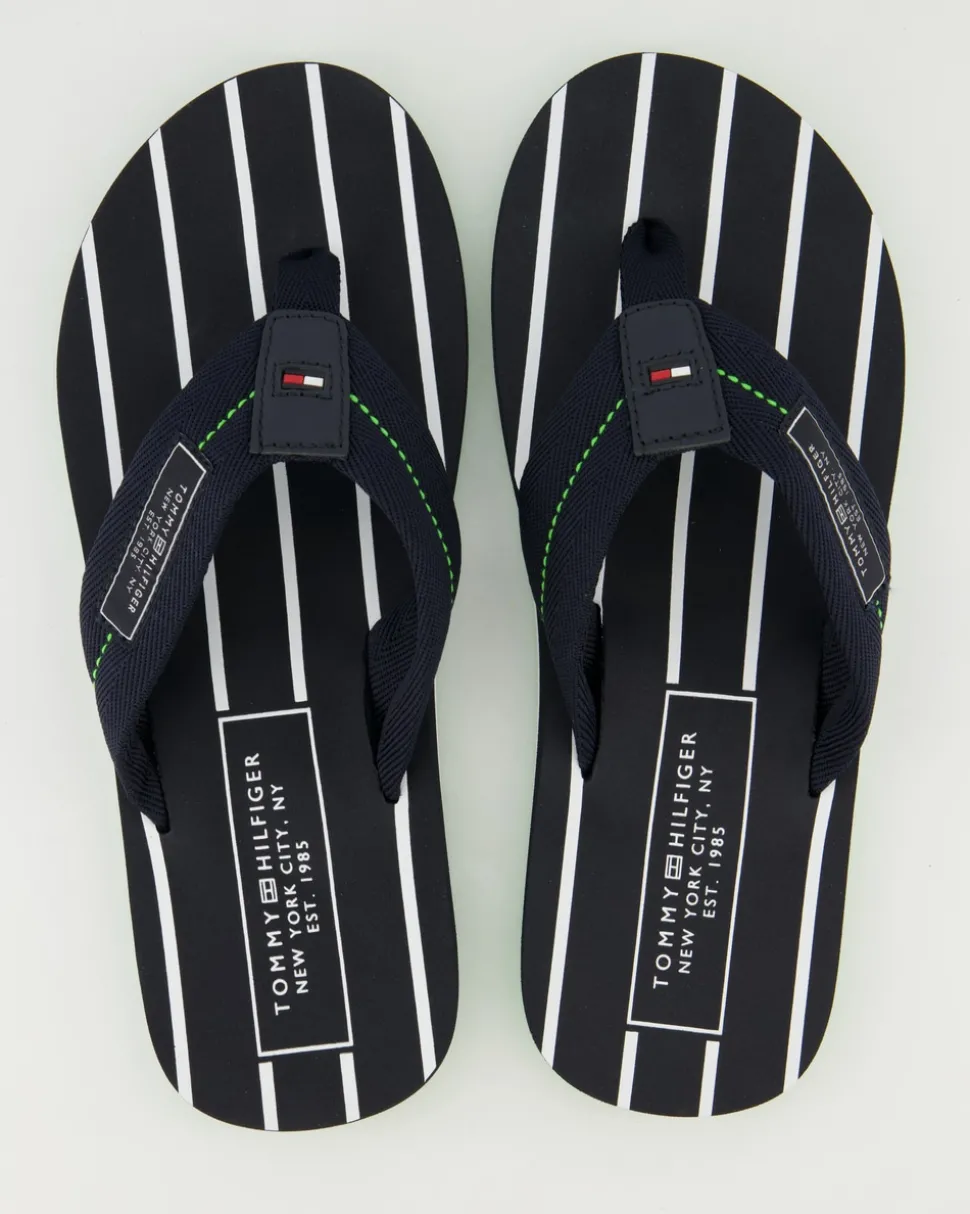 Patch Hilfiger Beach Sandal Zehentrenner in Blau