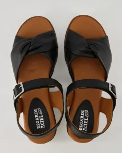 Peggy 05 Sandalen in Schwarz