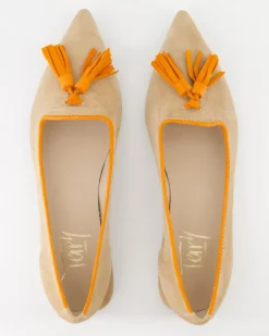 Pisa Ballerinas in Beige