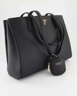 Power Play Tech Tote Handtasche in Schwarz