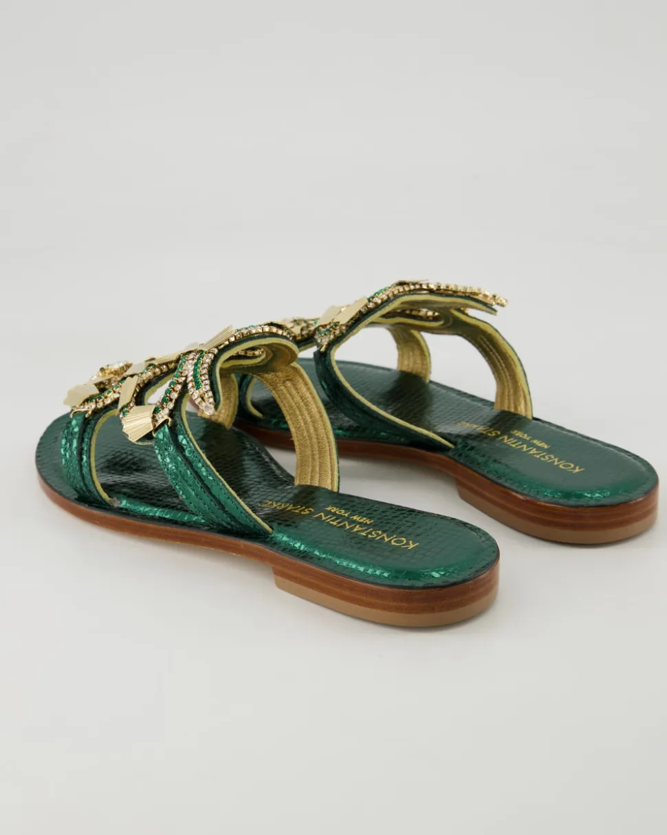 PS361 Pantoletten in Grün