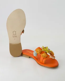 PS656 Pantoletten in Orange