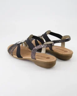 R3605-02 Sandalen in Schwarz