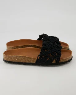 Raga Knots Pantoletten in Schwarz