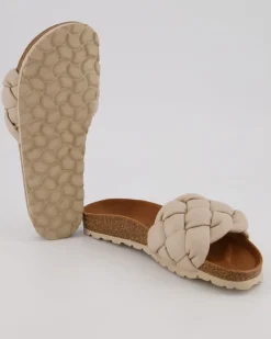 Rai Roda Pantoletten in Beige