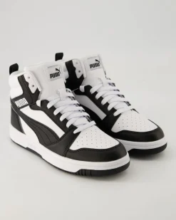 Rebound V6 Mid Jr. Schnürschuhe in Weiß