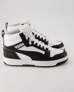 Rebound V6 Mid Jr. Schnürschuhe in Weiß