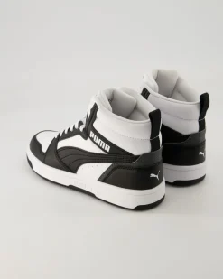 Rebound V6 Mid Jr. Schnürschuhe in Weiß