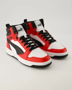 Rebound V6 Mid Jr. Sneaker in Weiß