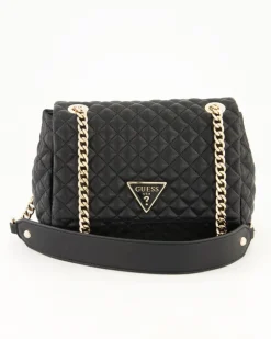 Rianee Quilt Cnvrtble Xbdy Flp Umhängetasche in Schwarz