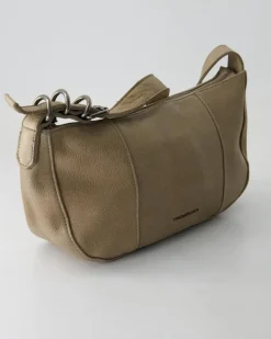 Ride Easy Round Shoulderbag Umhängetasche in Beige