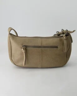 Ride Easy Round Shoulderbag Umhängetasche in Beige