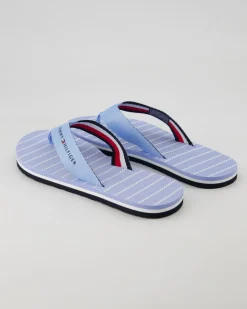 Rope Sandal Pantoletten in Blau