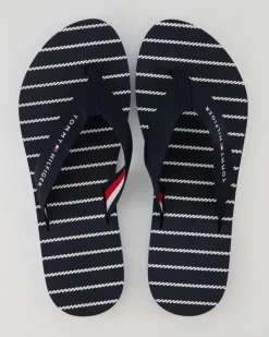 Rope Sandal Zehentrenner in Blau