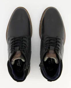 Rostolo-701-Tex Stiefeletten in Schwarz