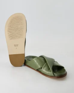 S210 Pantoletten in Grün