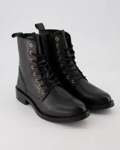S1-1635 Stiefeletten in Schwarz