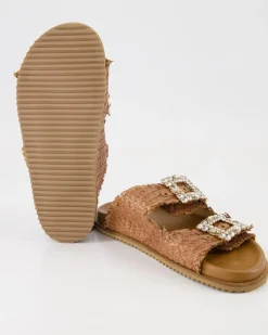 S476B27212D9 Pantoletten in Braun