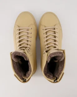 Schnürstiefelette Winterstiefel in Beige