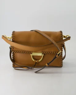 Schultertasche Temi Stitch Handtasche in Braun