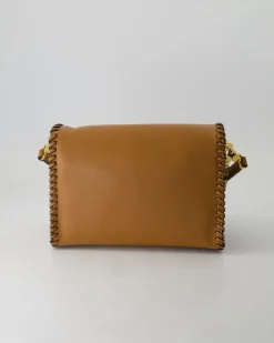 Schultertasche Temi Stitch Handtasche in Braun