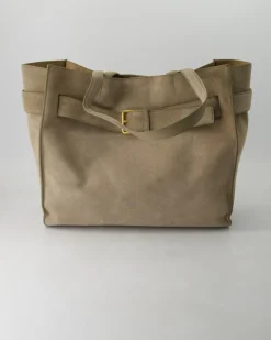 Shopper L Handtasche in Beige