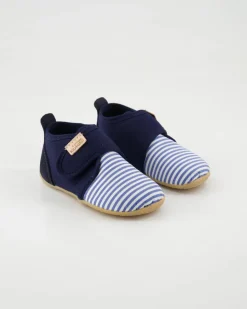 Sigi Streifchen Hausschuhe in Blau