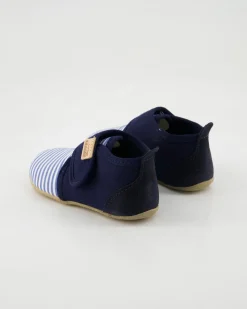 Sigi Streifchen Hausschuhe in Blau