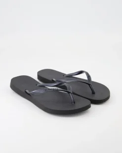 Slim Zehentrenner in Schwarz