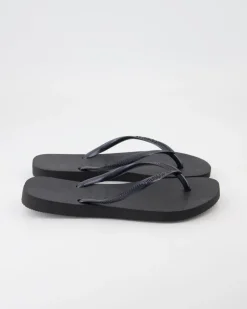 Slim Zehentrenner in Schwarz